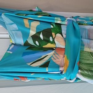 Boston Proper tropical jumpsuit